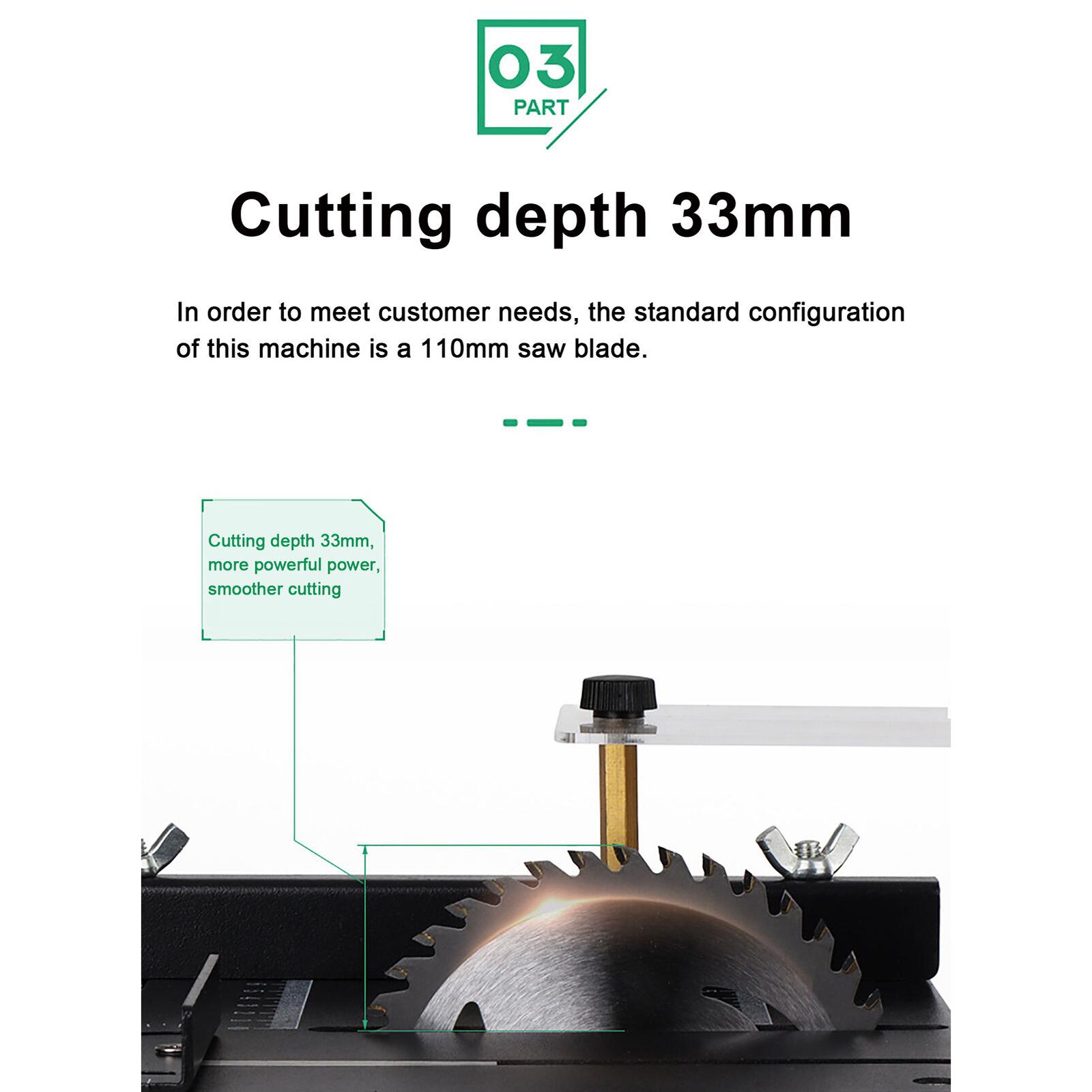 Mini Table Saw For Woodworking - Scie à table circulaire compacte de