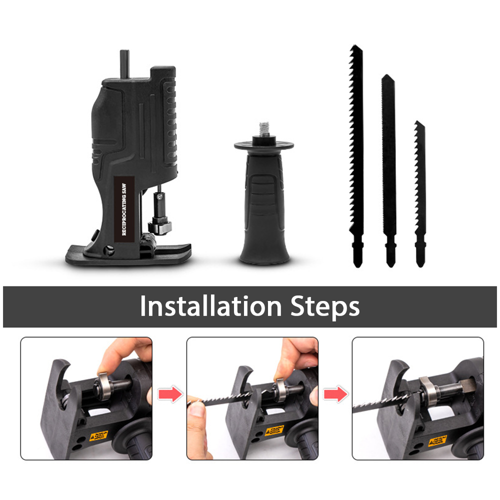 Adaptateur de scie alternative - Reciprocating Saw Attachment Drill avis et prix