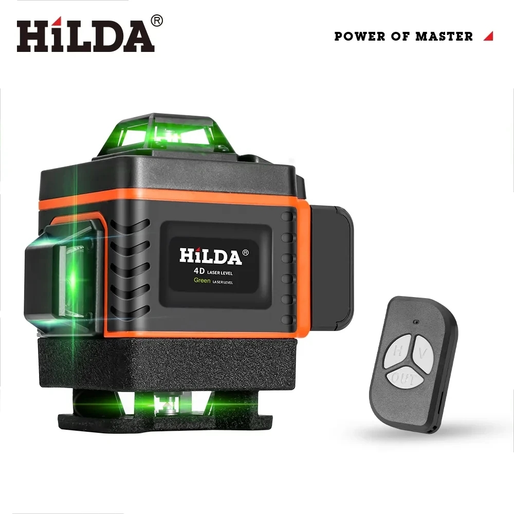 HILDA 16/12 lignes niveau Lase - Laser Level 16 Lines 4D Green avis et prix