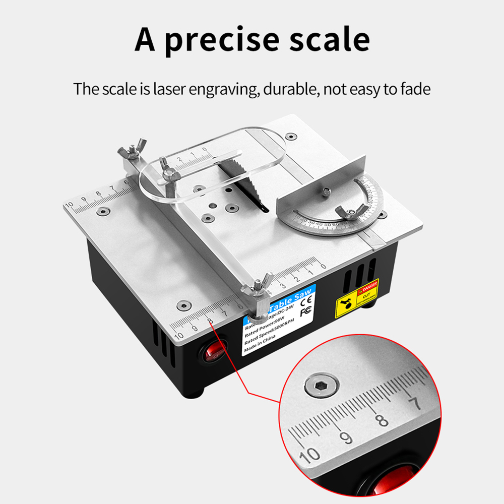 DC24V Ménage Miniature Table S - Mini Table Saw For Woodworking avis et prix