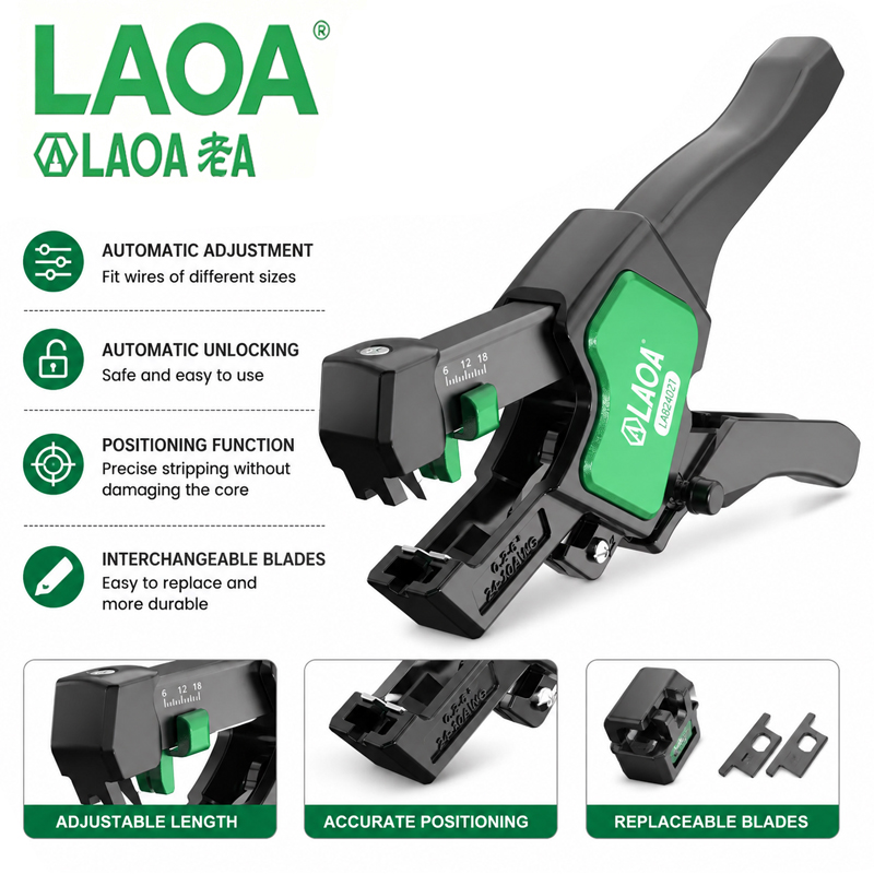LAOA LA824021 Dénudeur de câbl - Automatic Wire Stripper Cutter avis et prix