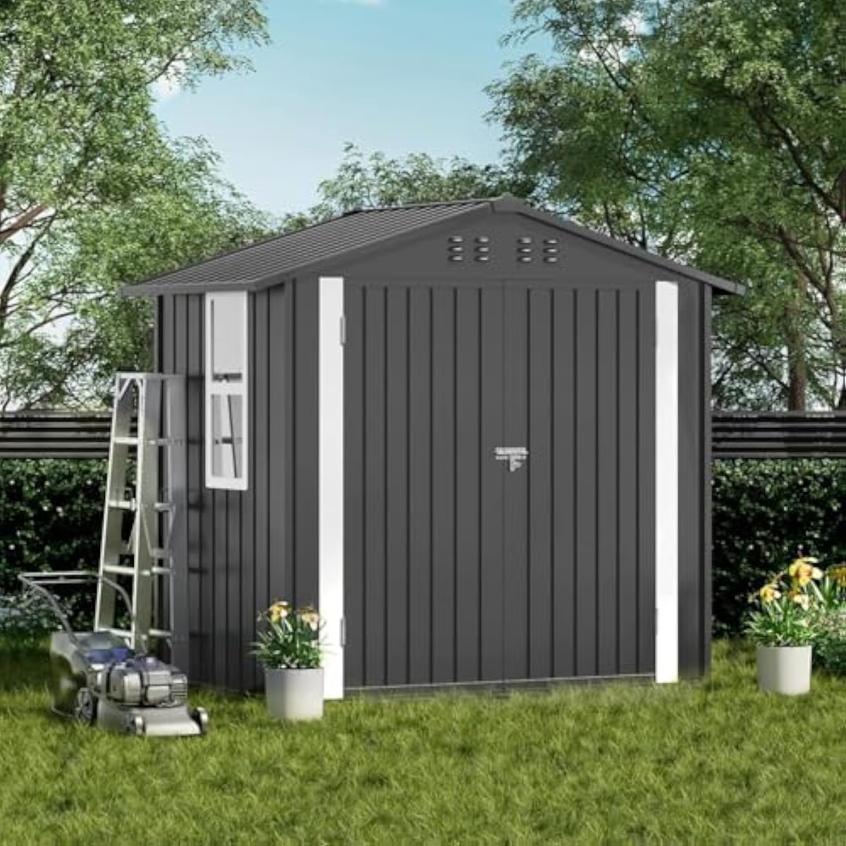 Abri en acier galvanisé résist - Garden Tools avis et prix