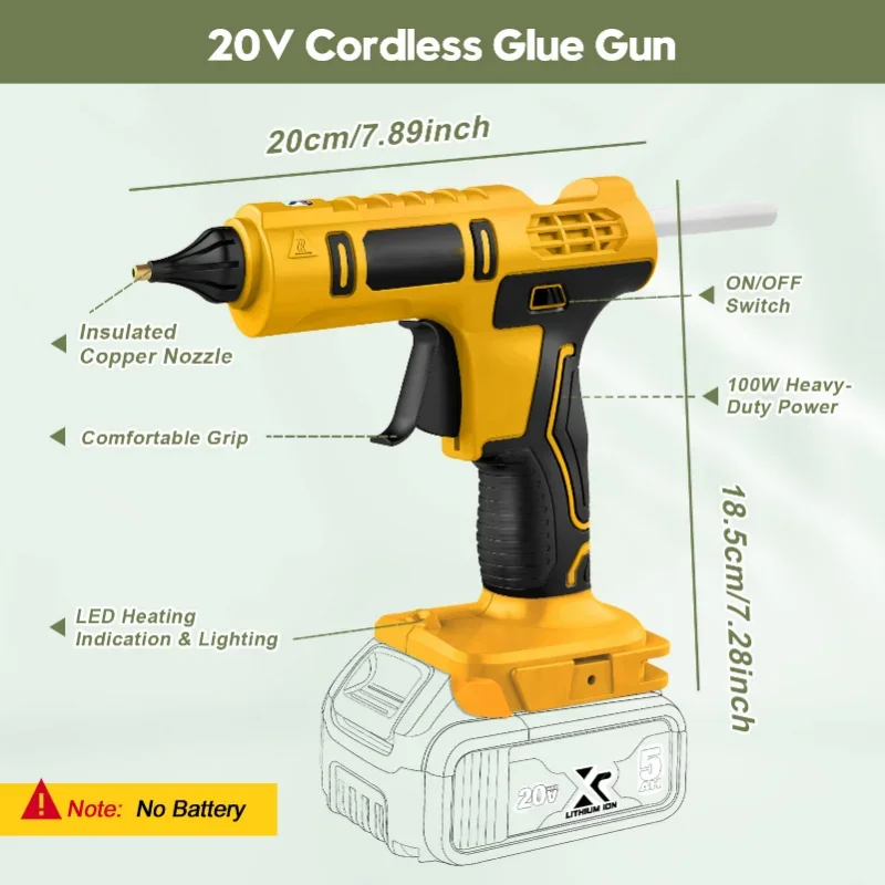 Pistolet à colle chaude électr - Hot Melt Glue Gun Cordless avis et prix