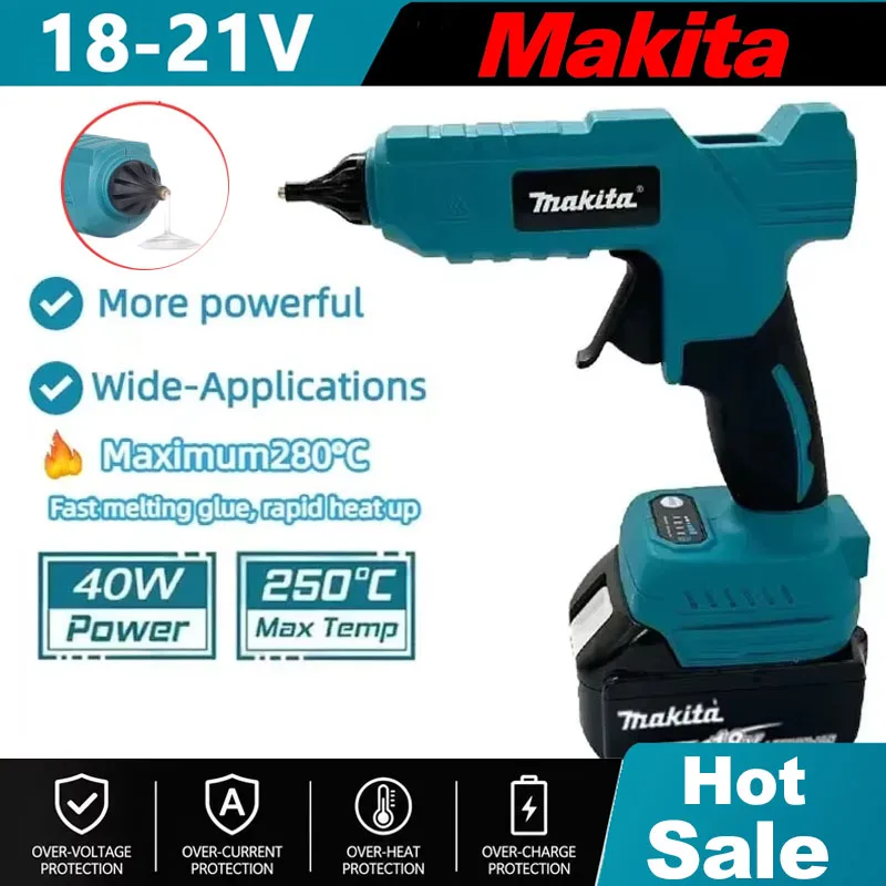 Pistolet à colle chaude électr - Hot Melt Glue Gun Cordless avis et prix