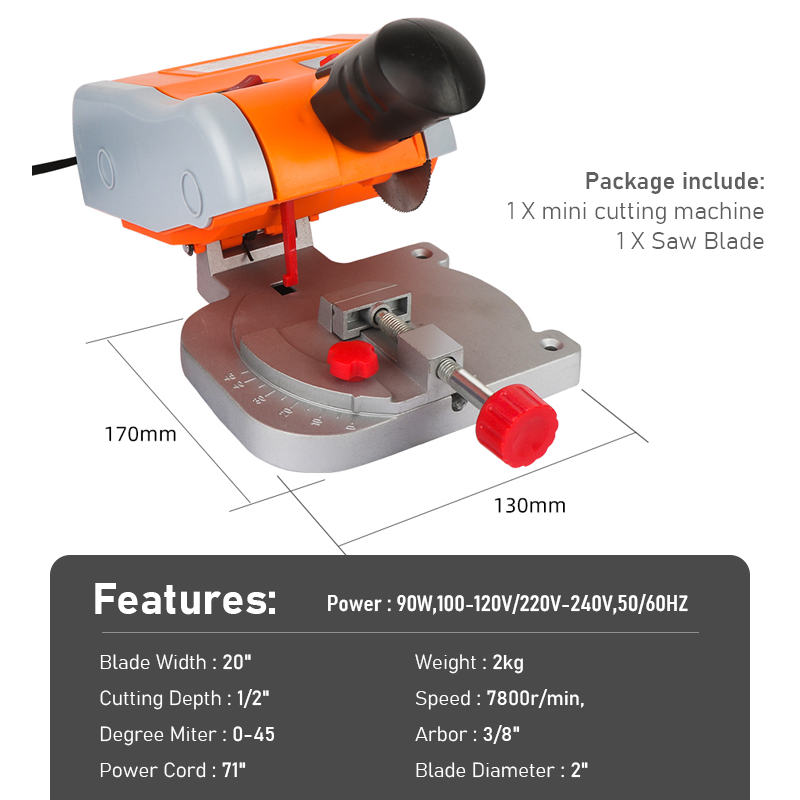 Mini Machine de découpe 45 deg - Mini Table Saw For Woodworking avis et prix