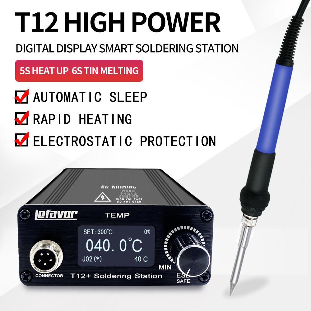 Station de soudage T12 + fer à - Digital Soldering Station T12 avis et prix